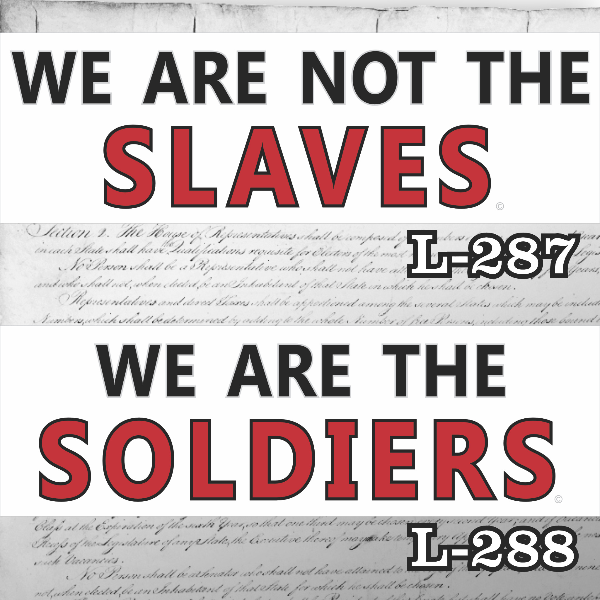 MAGNET 11" X 3.5" SET 287 288