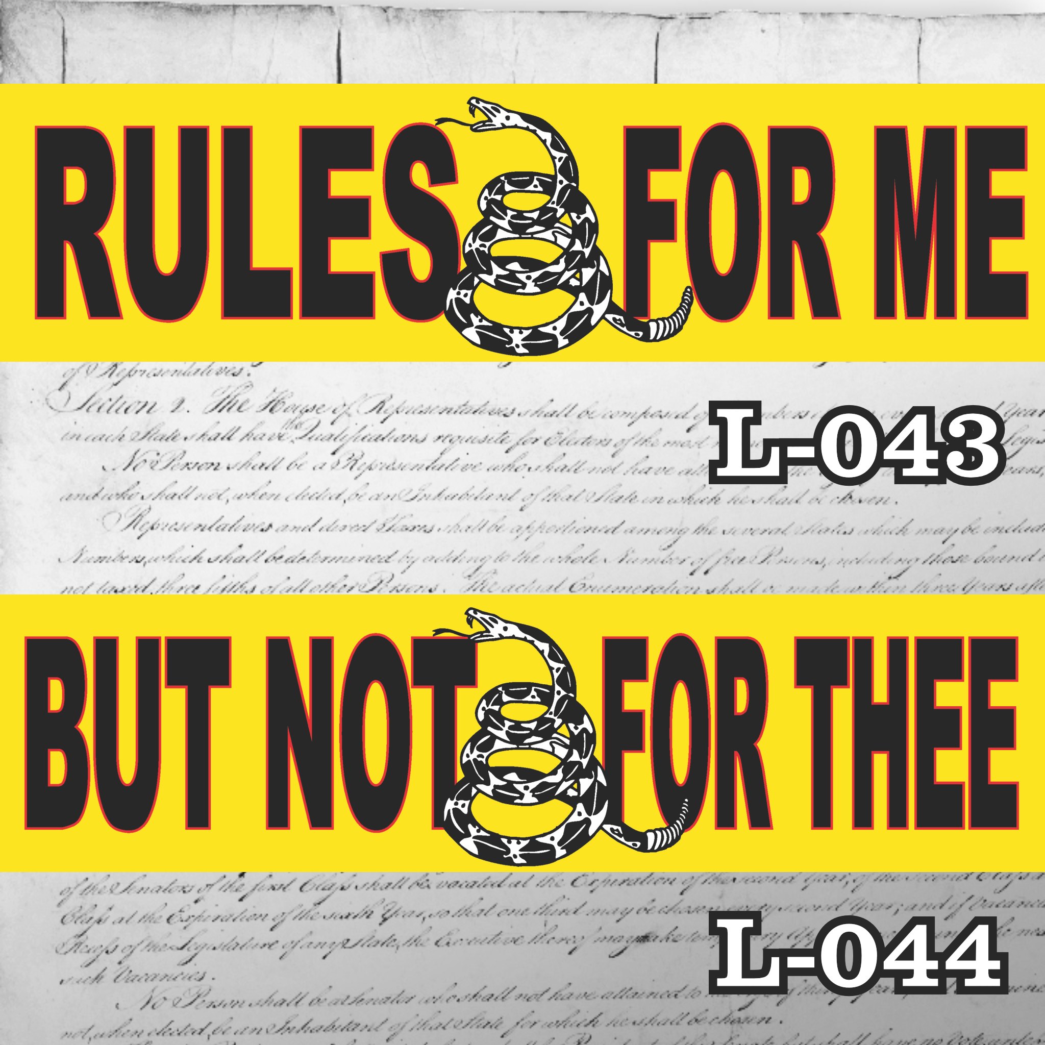 MAGNET 11" X 3.5" SET 43 44