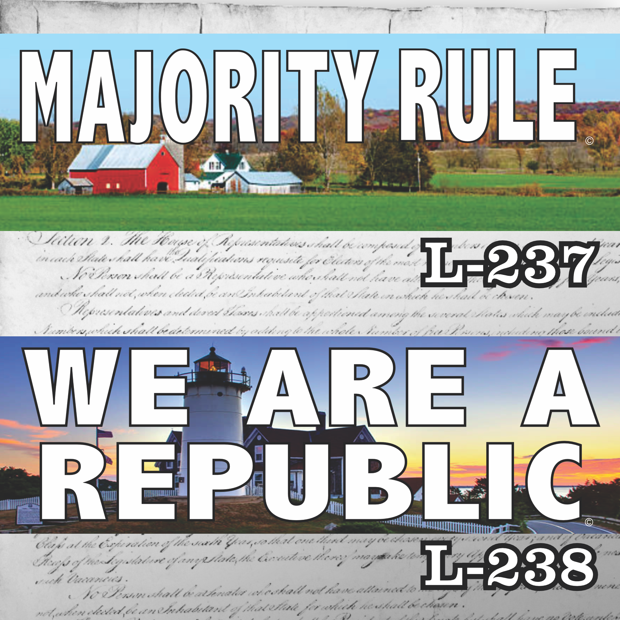 MAGNET 11" X 3.5" SET 237 238