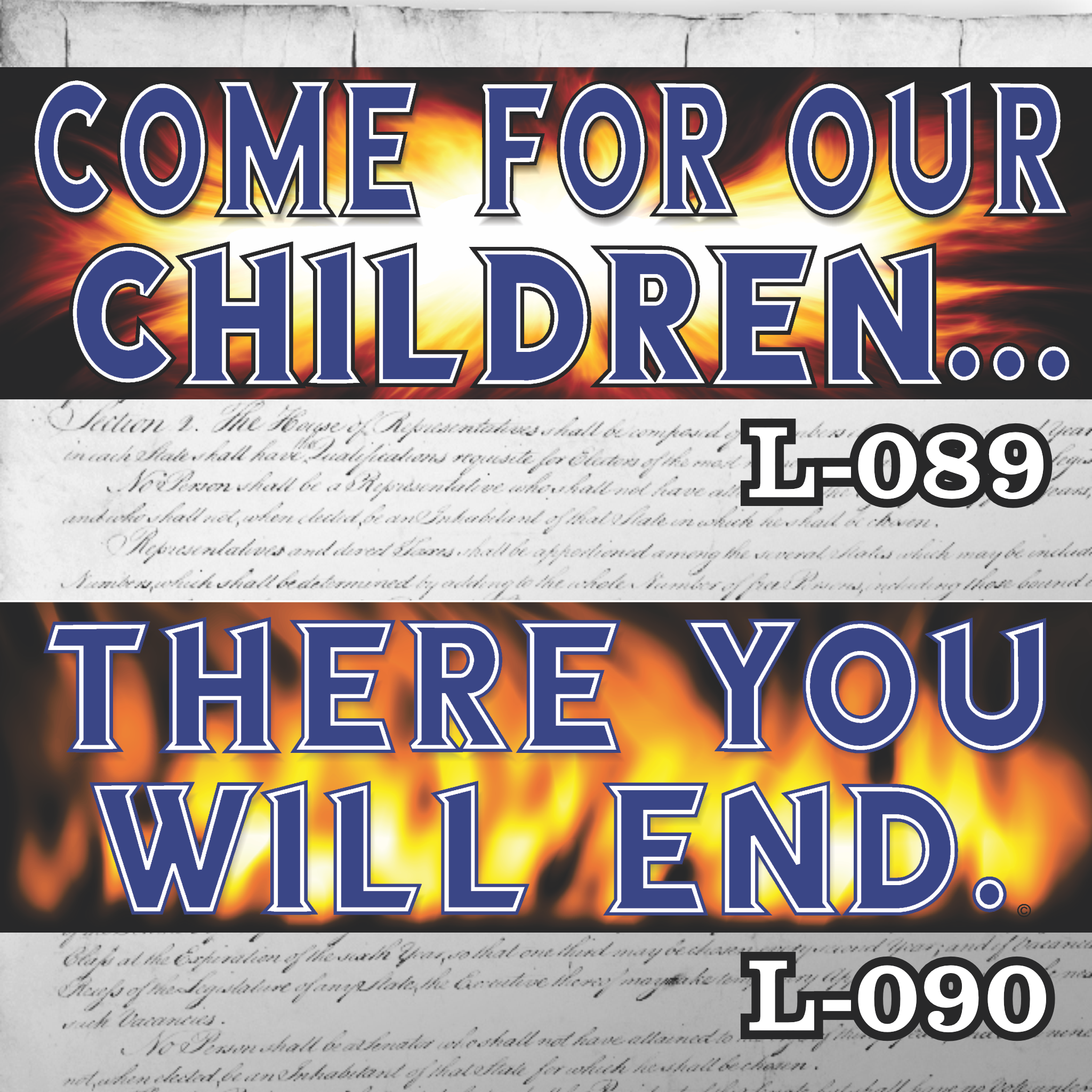 MAGNET SET 11" X 3.5" 89 90