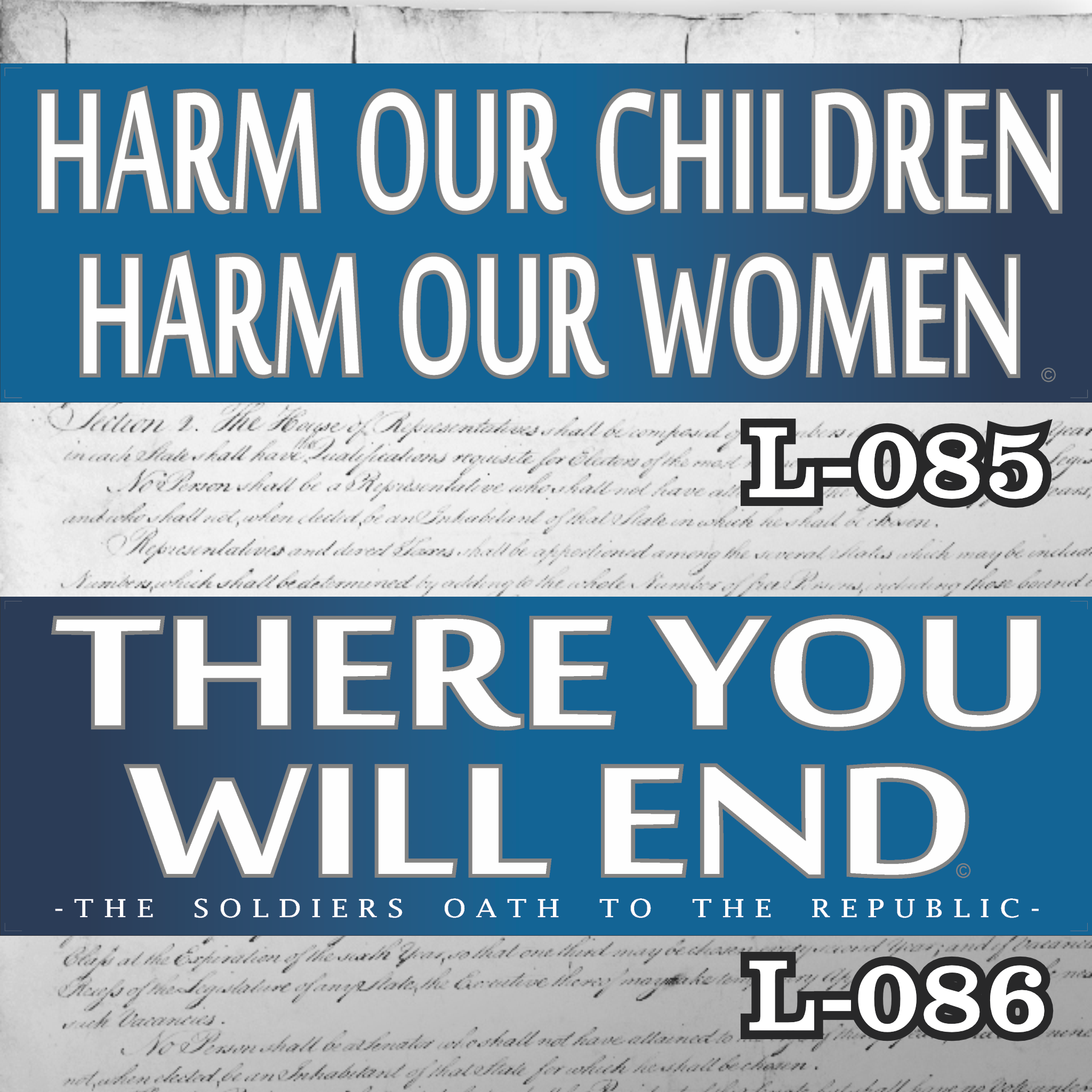 MAGNET SET 11" X 3.5" 85 86