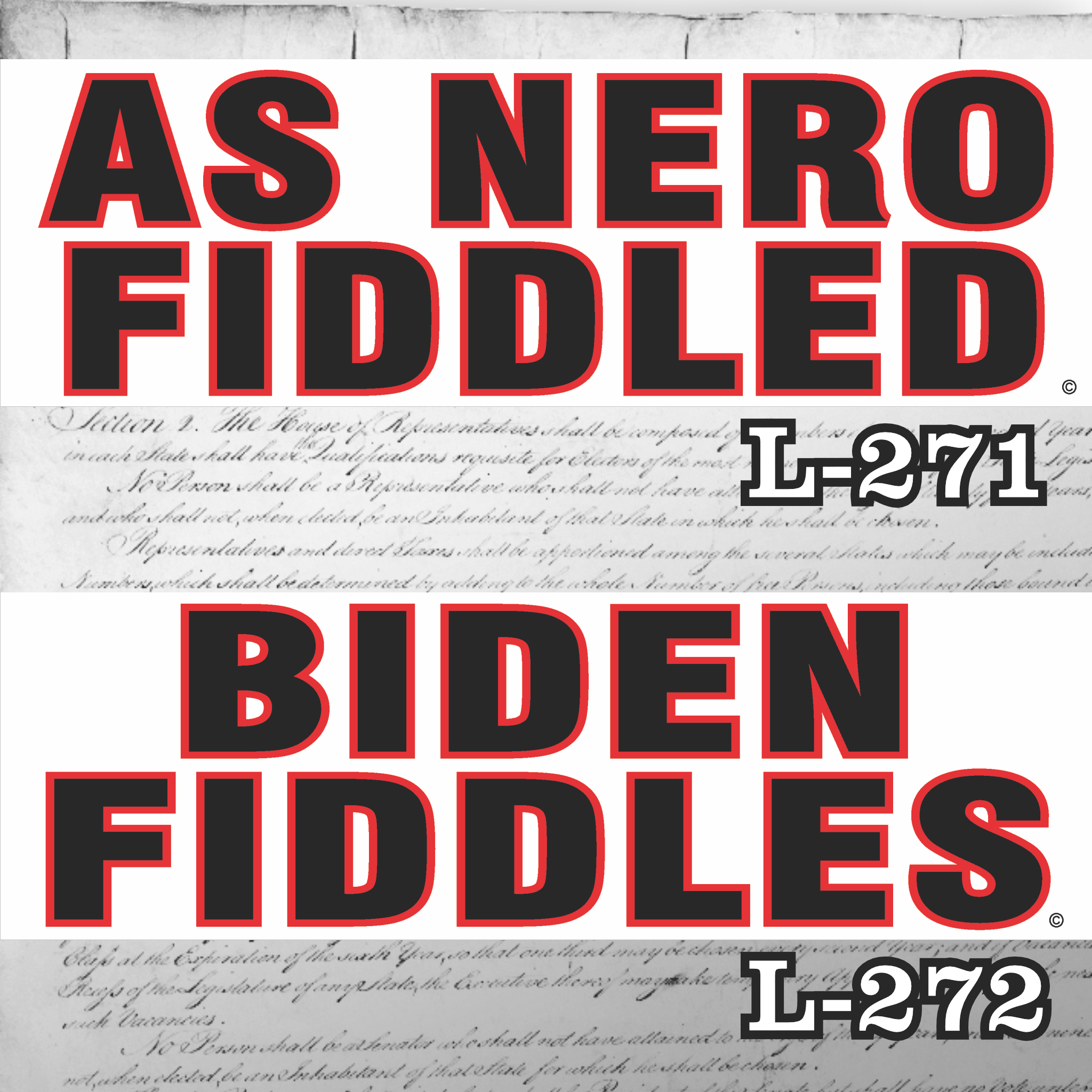 MAGNET 11" X 3.5" SET 271 272