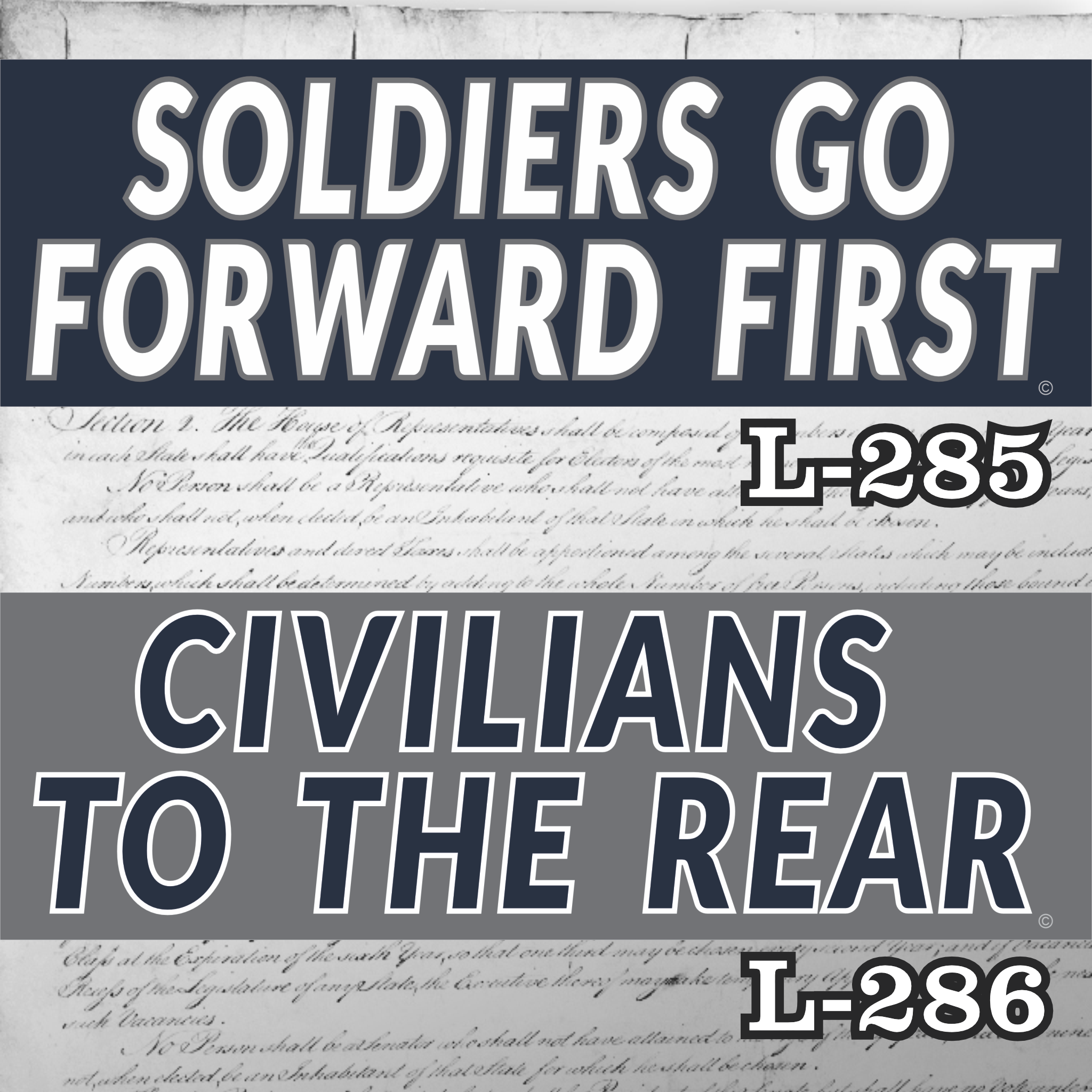 MAGNET 11" X 3.5" SET 285 286