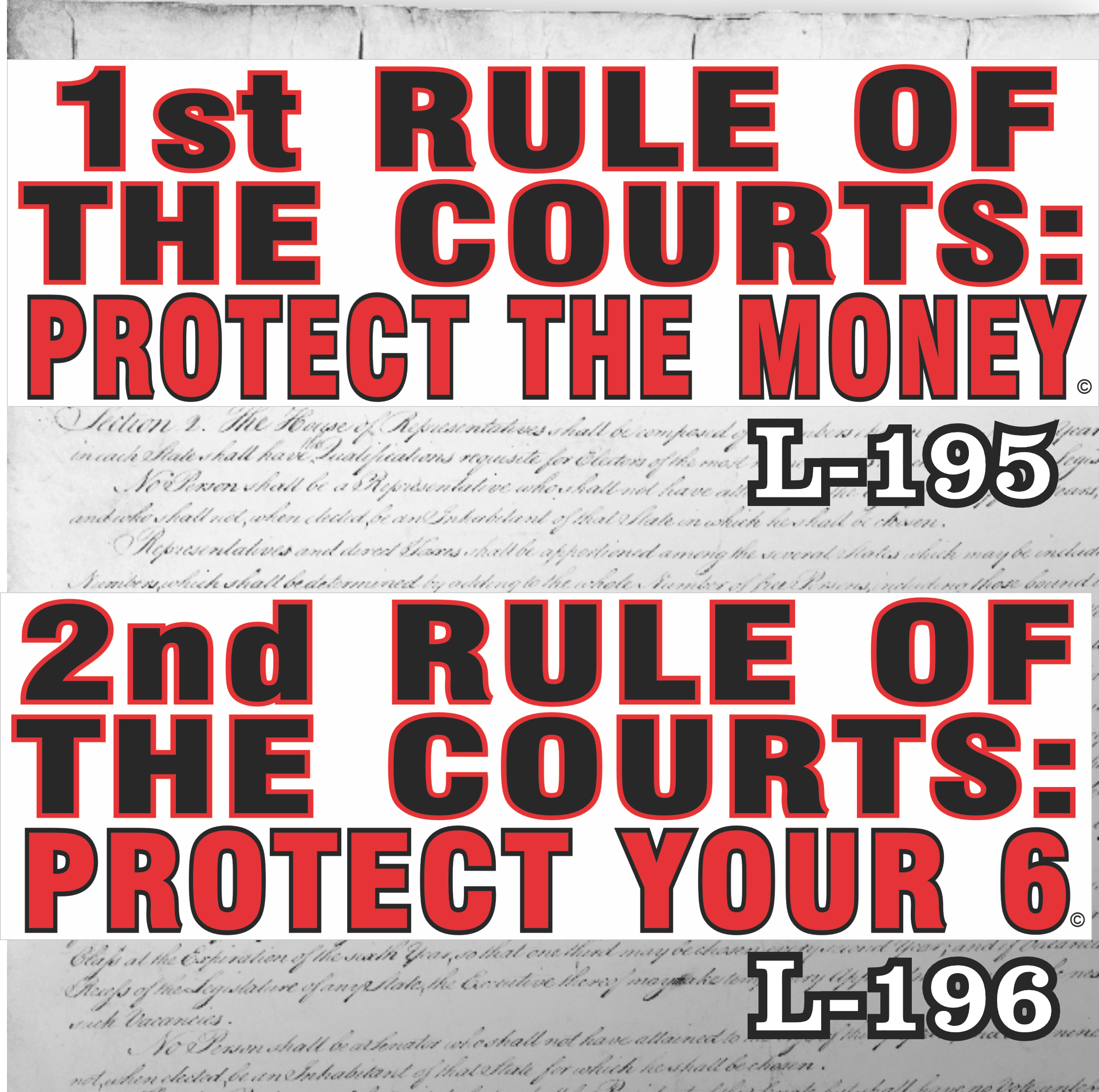 MAGNET 11" X 3.5" SET 195 196