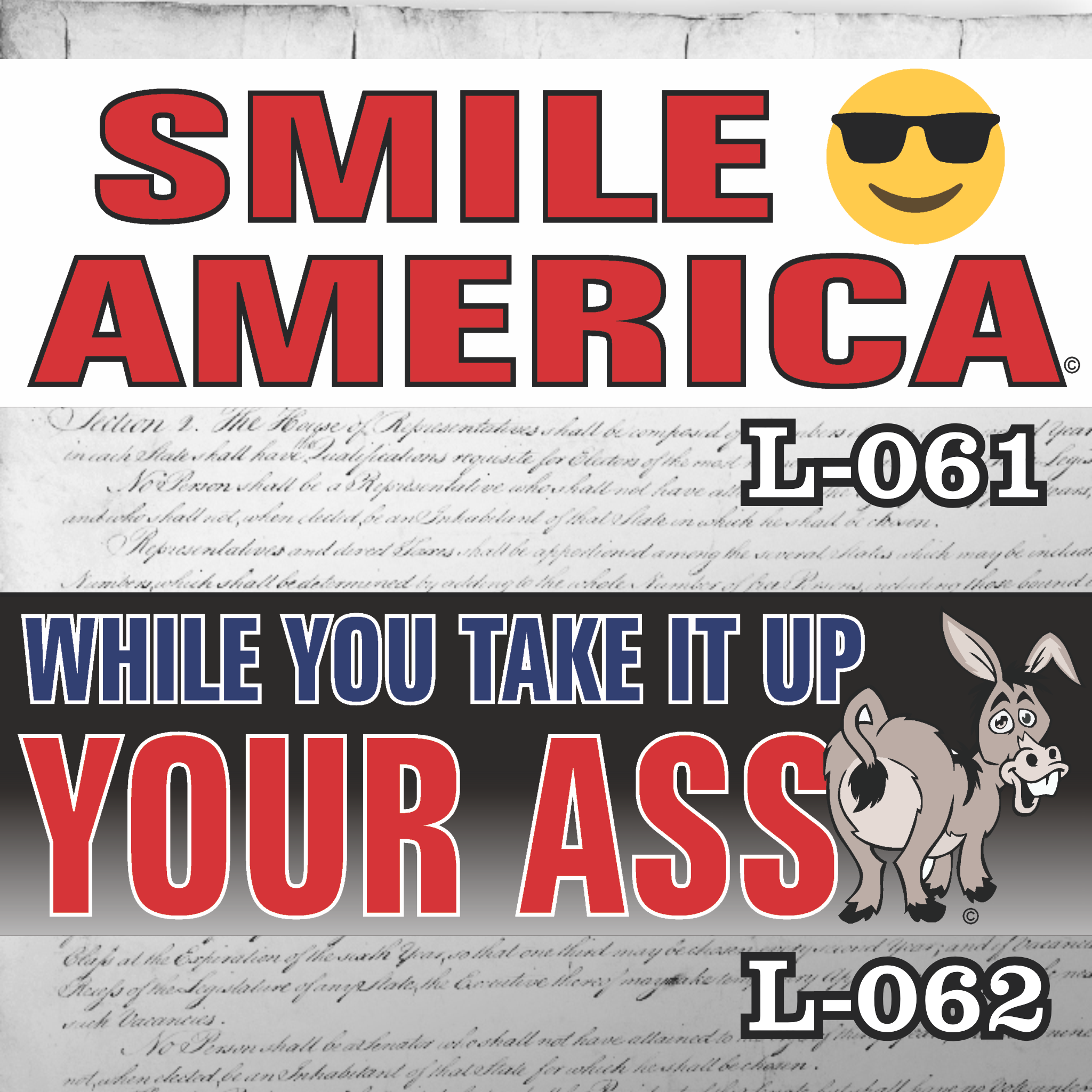 MAGNET SET 11" X 3.5" 61 62