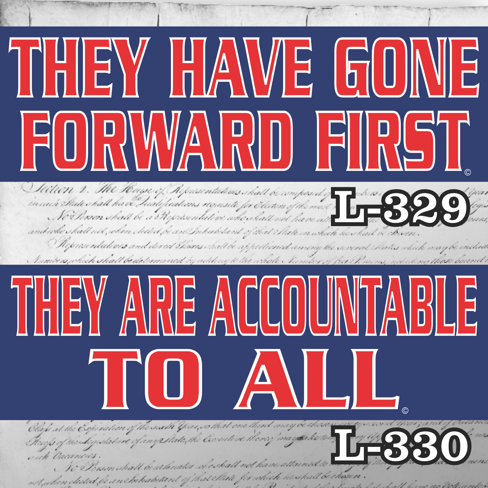 Magnet 11" x 3.5" SET 329 330