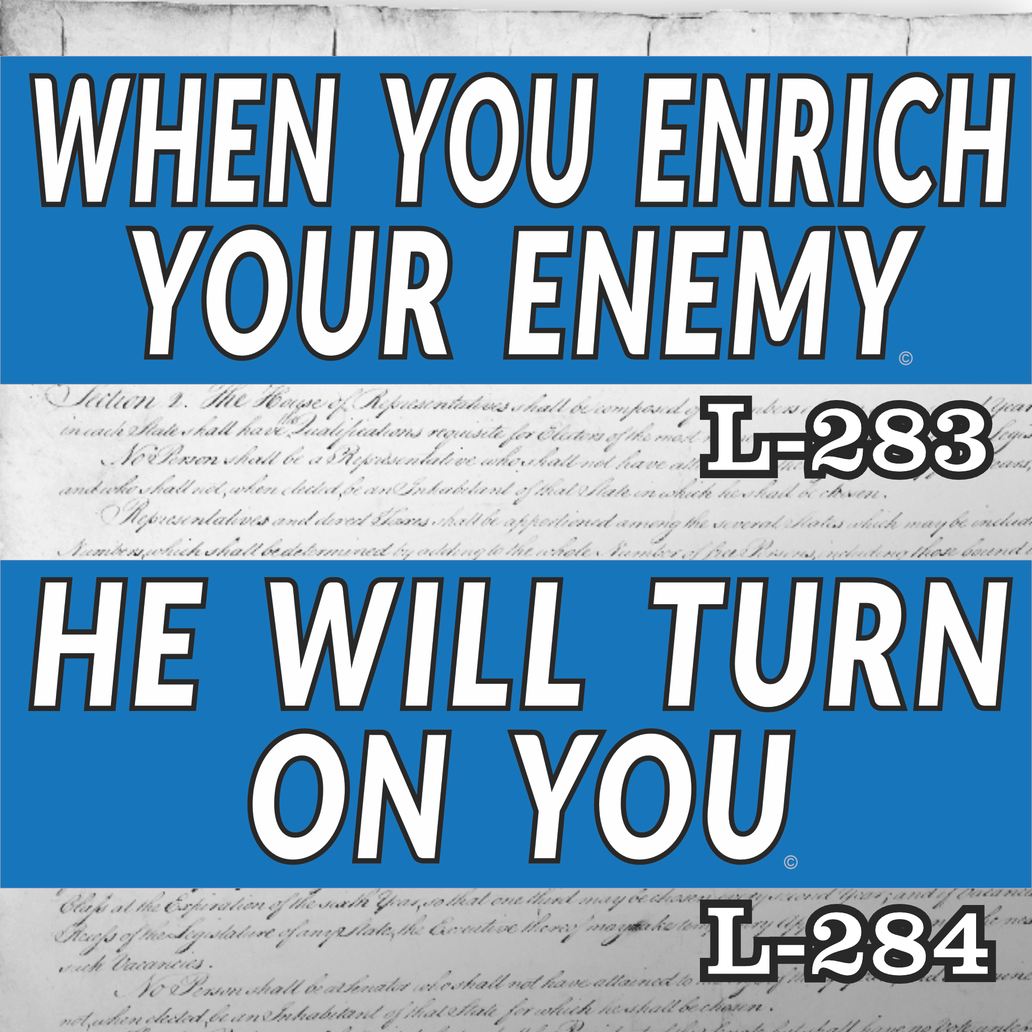 MAGNET 11" X 3.5" SET 283 284