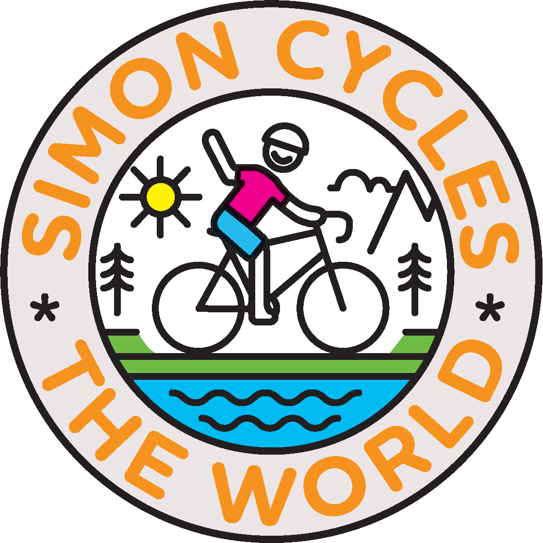 Simon Cycles the World