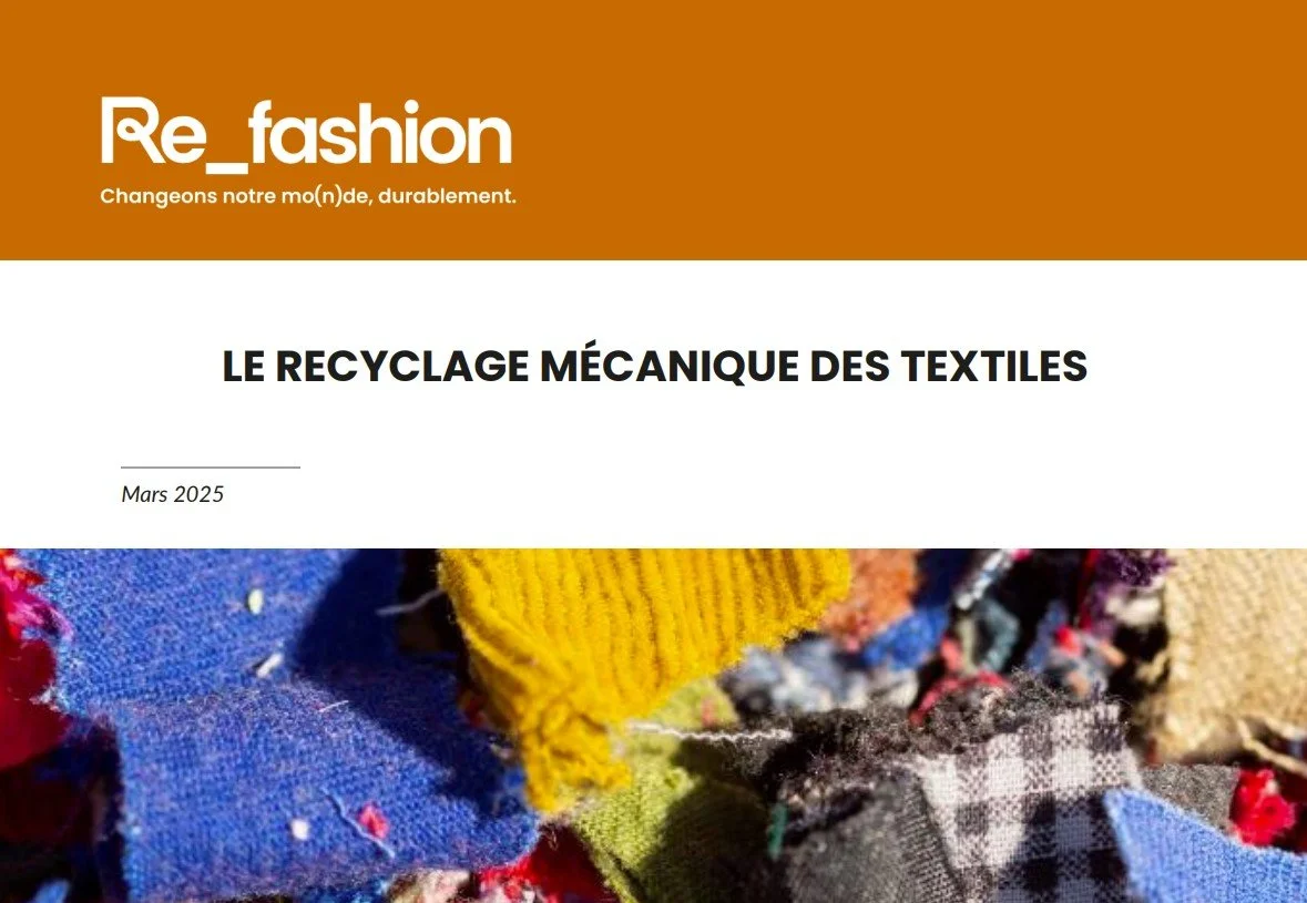 Le CETI s'engage fortement dans le recyclage mécanique des textiles : une note Refashion met en lumière les enjeux et notre implication