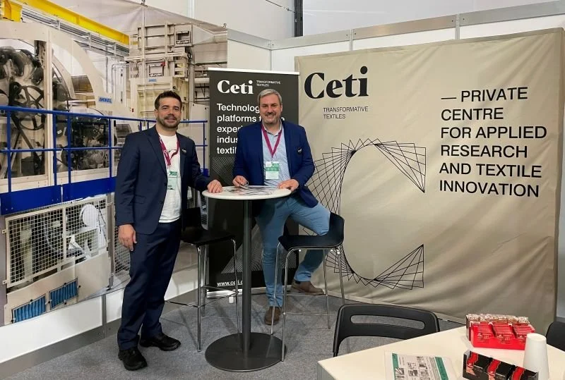 Simon Fremeaux et Javier Vera Sorroche, les deux représentants des business unit fibre et polymère du CETI.