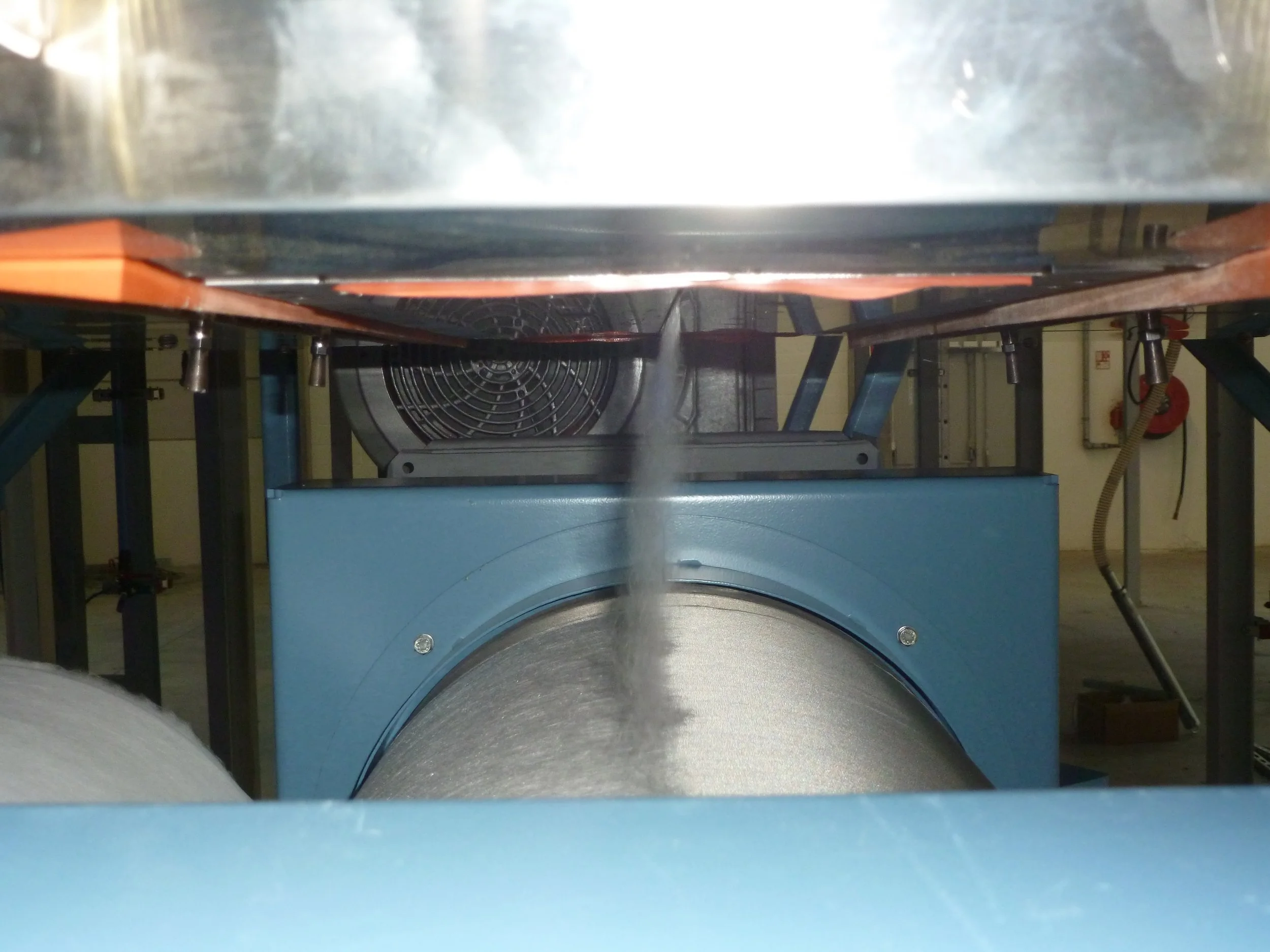 Melblown nonwoven prototyping for filtration at CETI