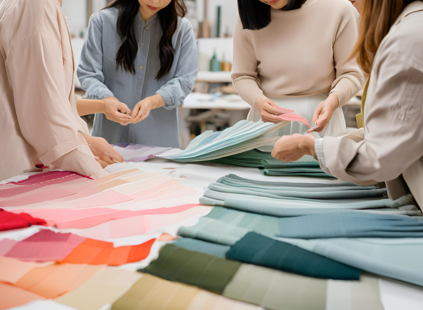 Workshop fabrics selection