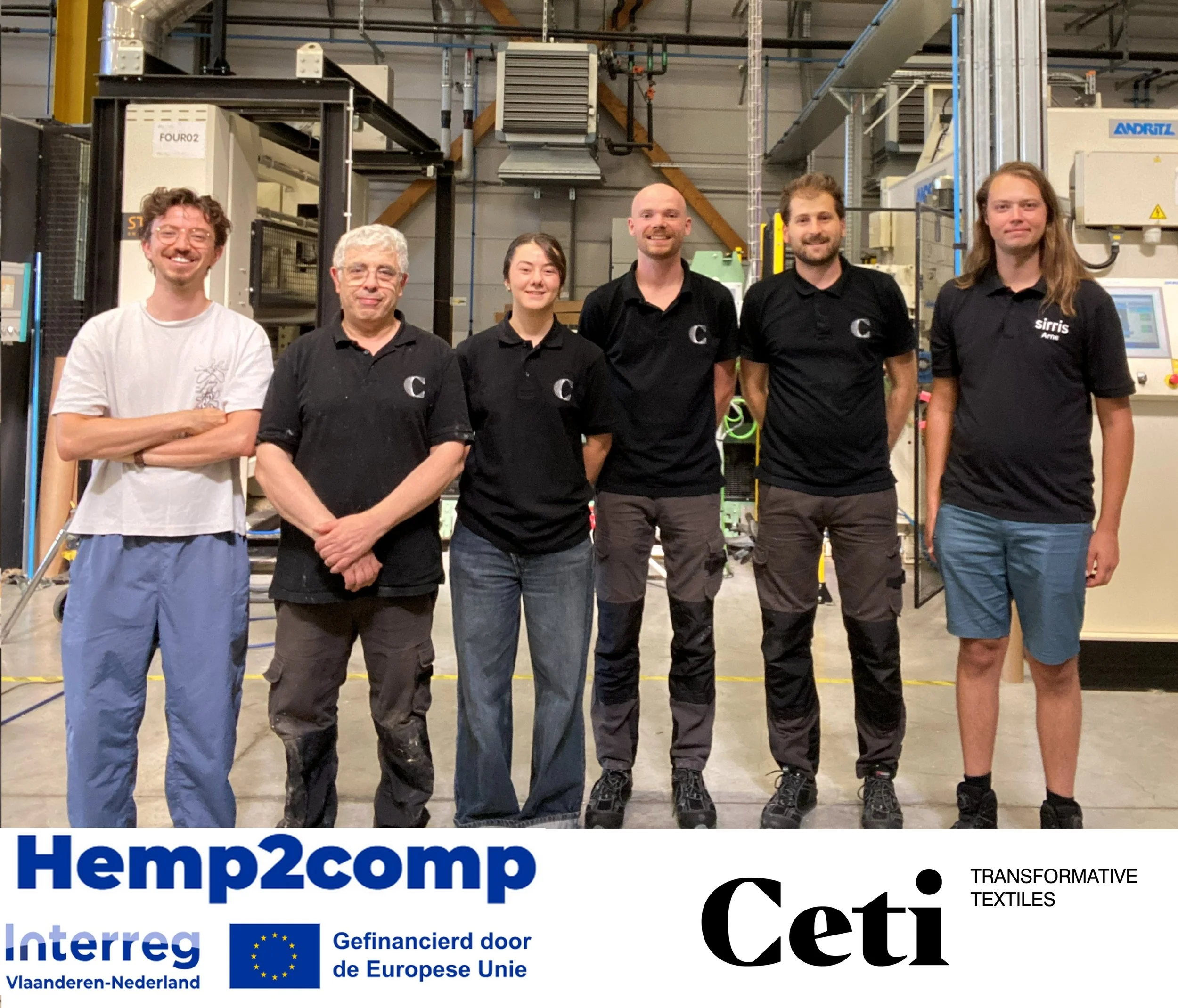 Hemp2Comp: Turning Raw Hemp Fibers into Nonwoven Materials for Biocomposite Applications