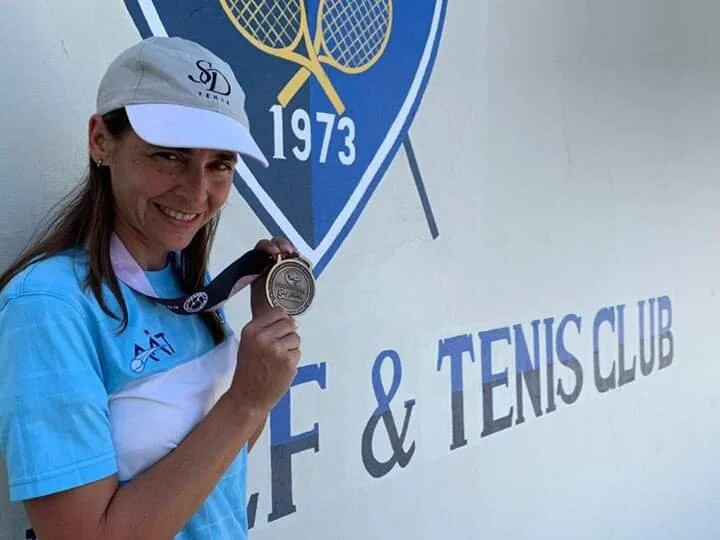 Dr. Silvina Delgado Champion medal in Salinas Ecuador Tournament Grade 1 ITF Held from April 29 to May 5