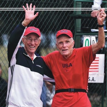Van Nostrand has had immense fun and enormous success  in Seniors tennis and has designs on lifting more silverware yet