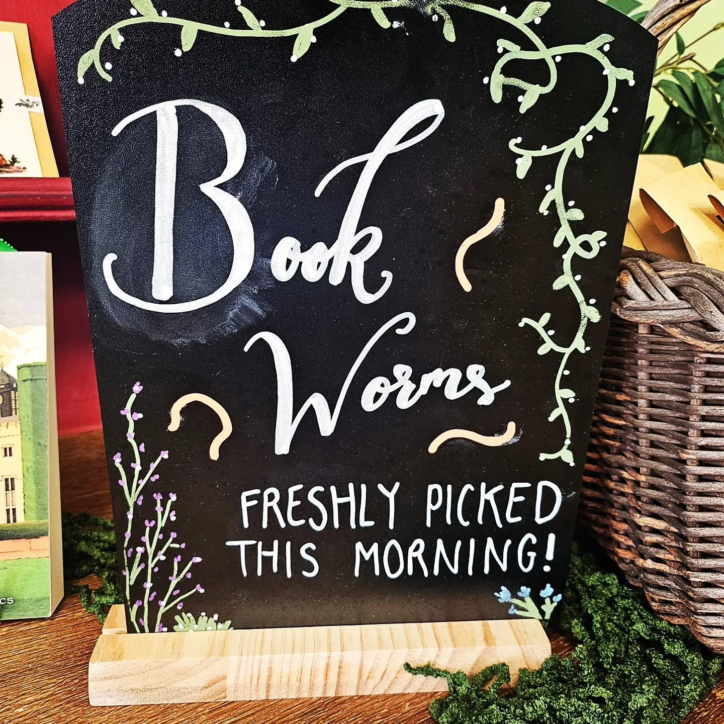 It's #FoodFestival day today and I can guarantee you the tastiest treat in town!

Come and sample our freshly harvested bookworm... they're a true delicacy, they're fruity and their free...
 
If we don't harvest them every day, they eat all the words