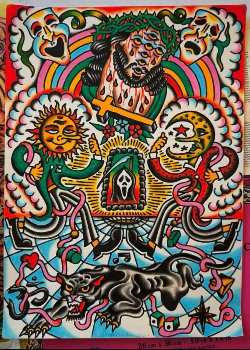 Mitch Oscar CELESTIAL BODIES TRAVEL THROUGH THE GRAND HIGHWAY OF INFINITE DUALITY