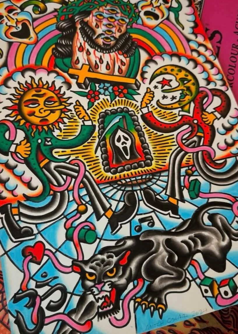 Mitch Oscar CELESTIAL BODIES TRAVEL THROUGH THE GRAND HIGHWAY OF INFINITE DUALITY