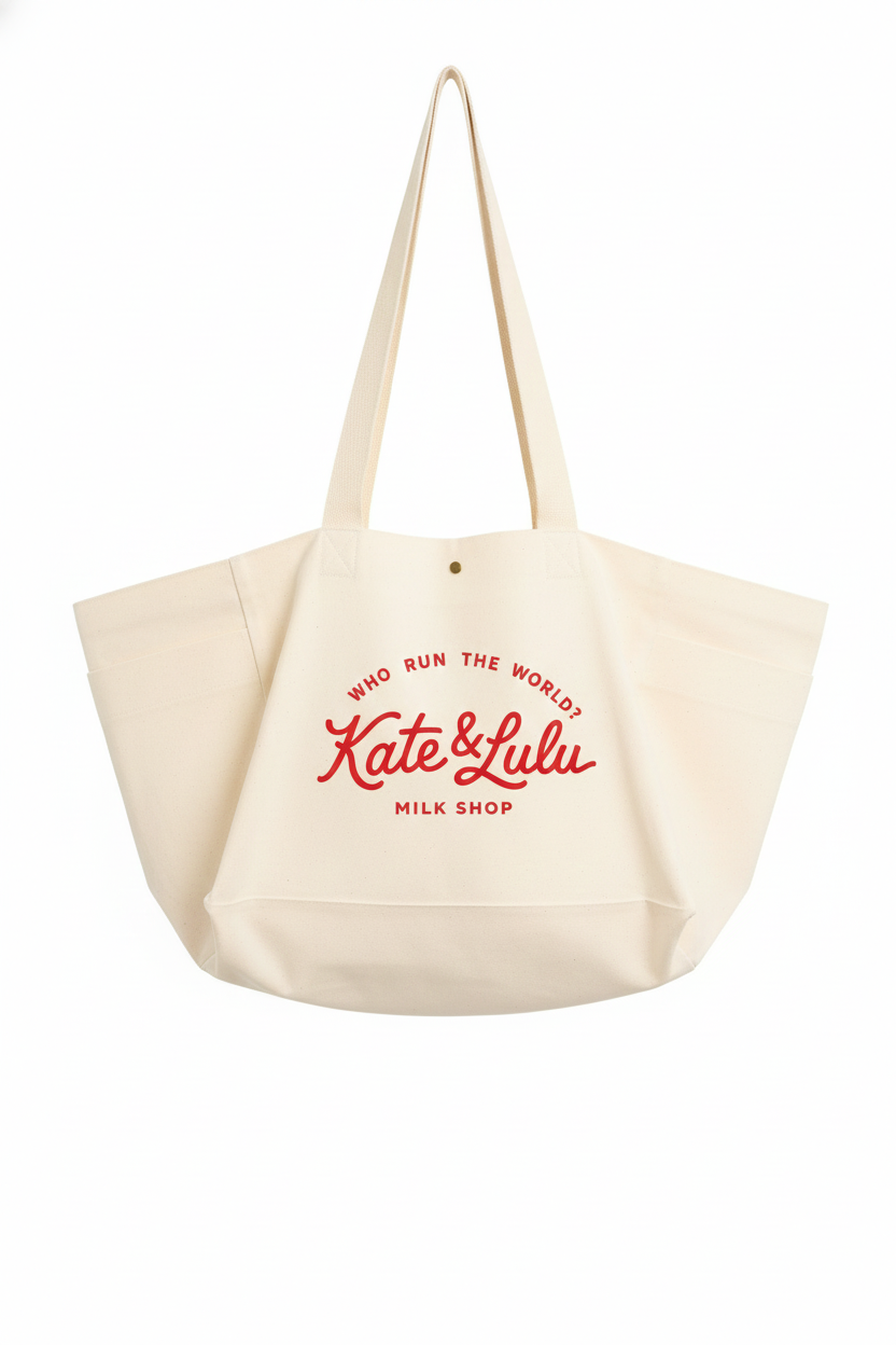ICE CREAM Canvas Tote Bag - Ivory Edition