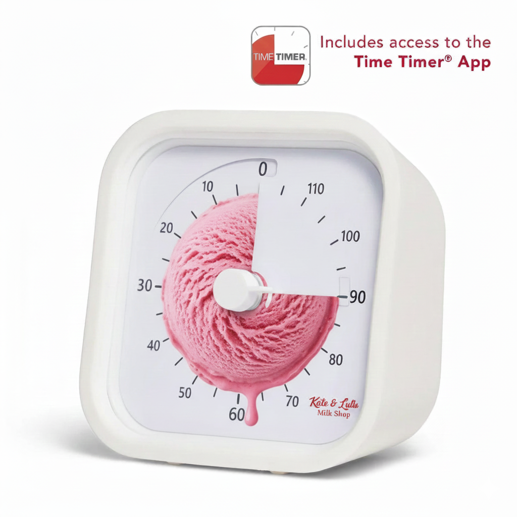 Kate & Lulu "Meltdown" Pink Ice Cream Timer