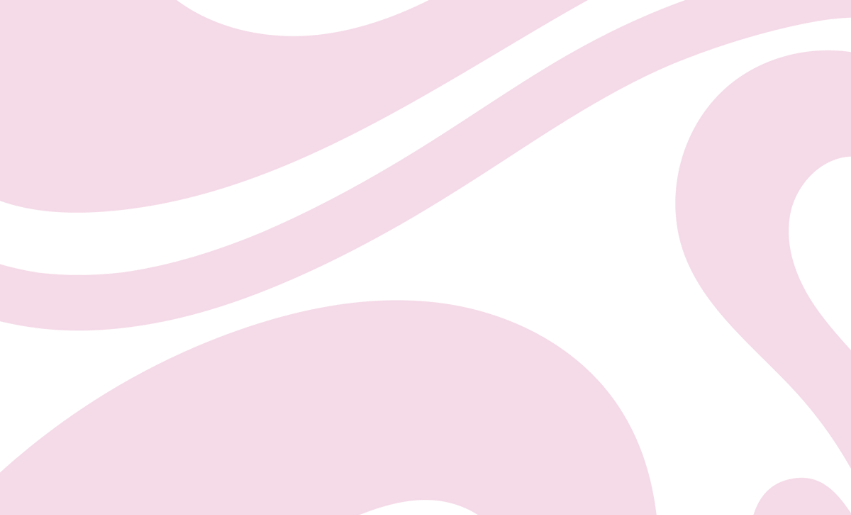 Abstract design featuring pink and black swirl patterns