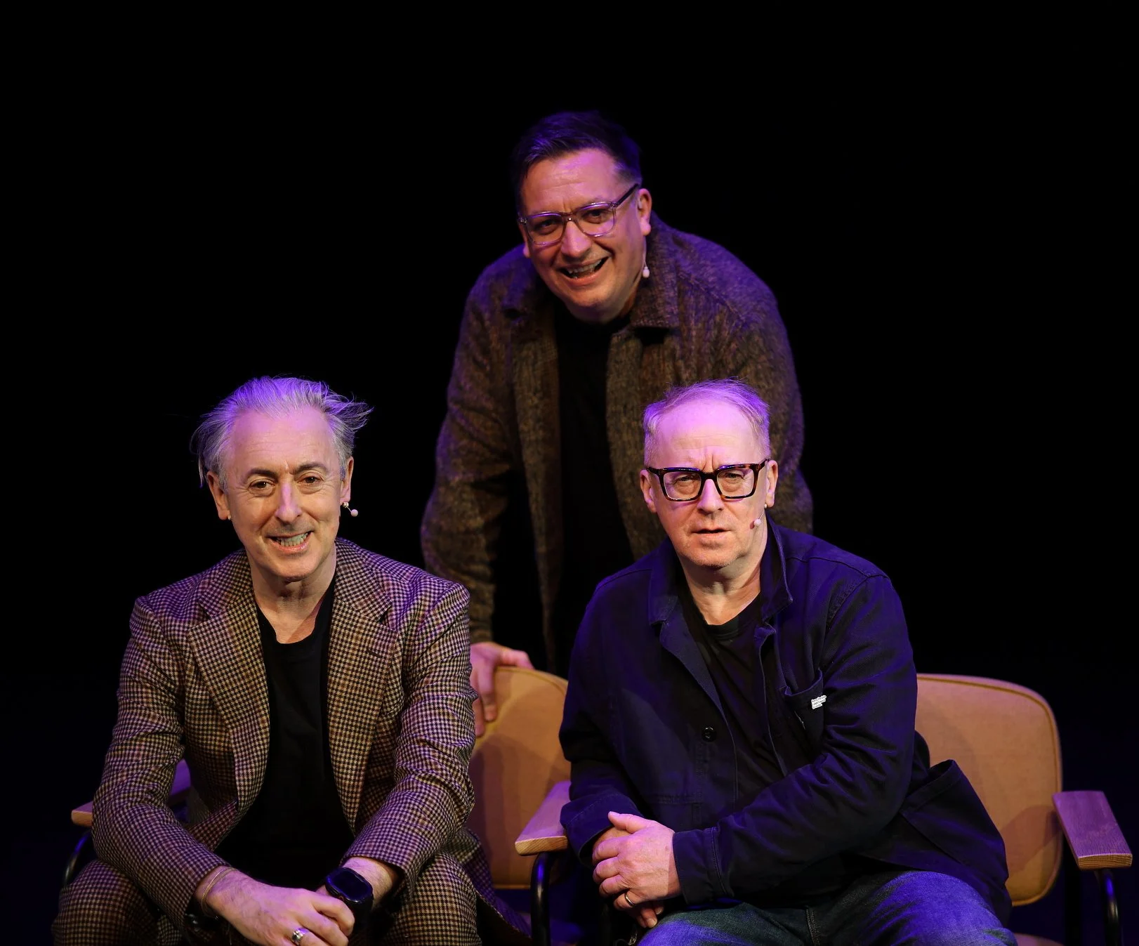 Alan Cumming, Johnny McKnight and Forbes Masson at the Tron Theatre