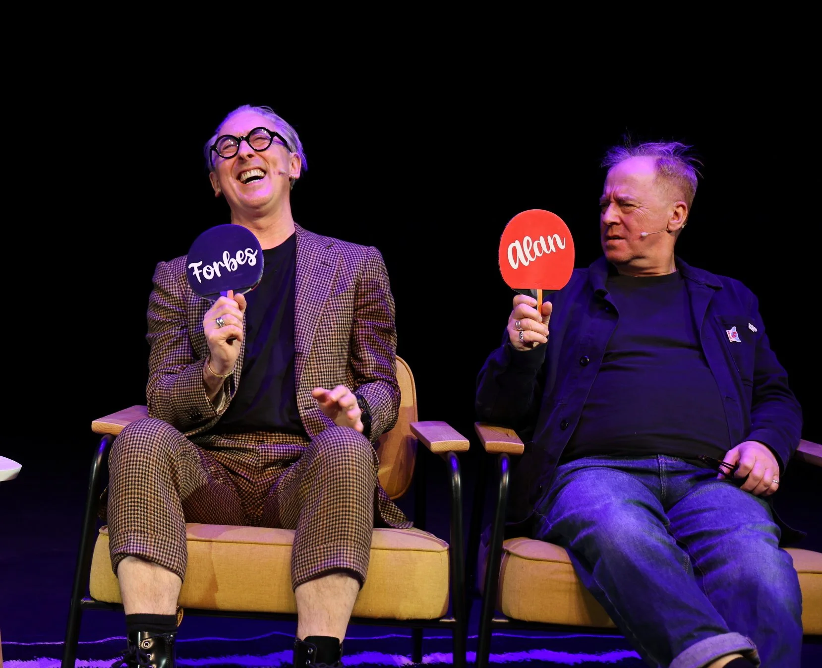 Allan Cumming and Forbes Masson at teh Tron Theatre