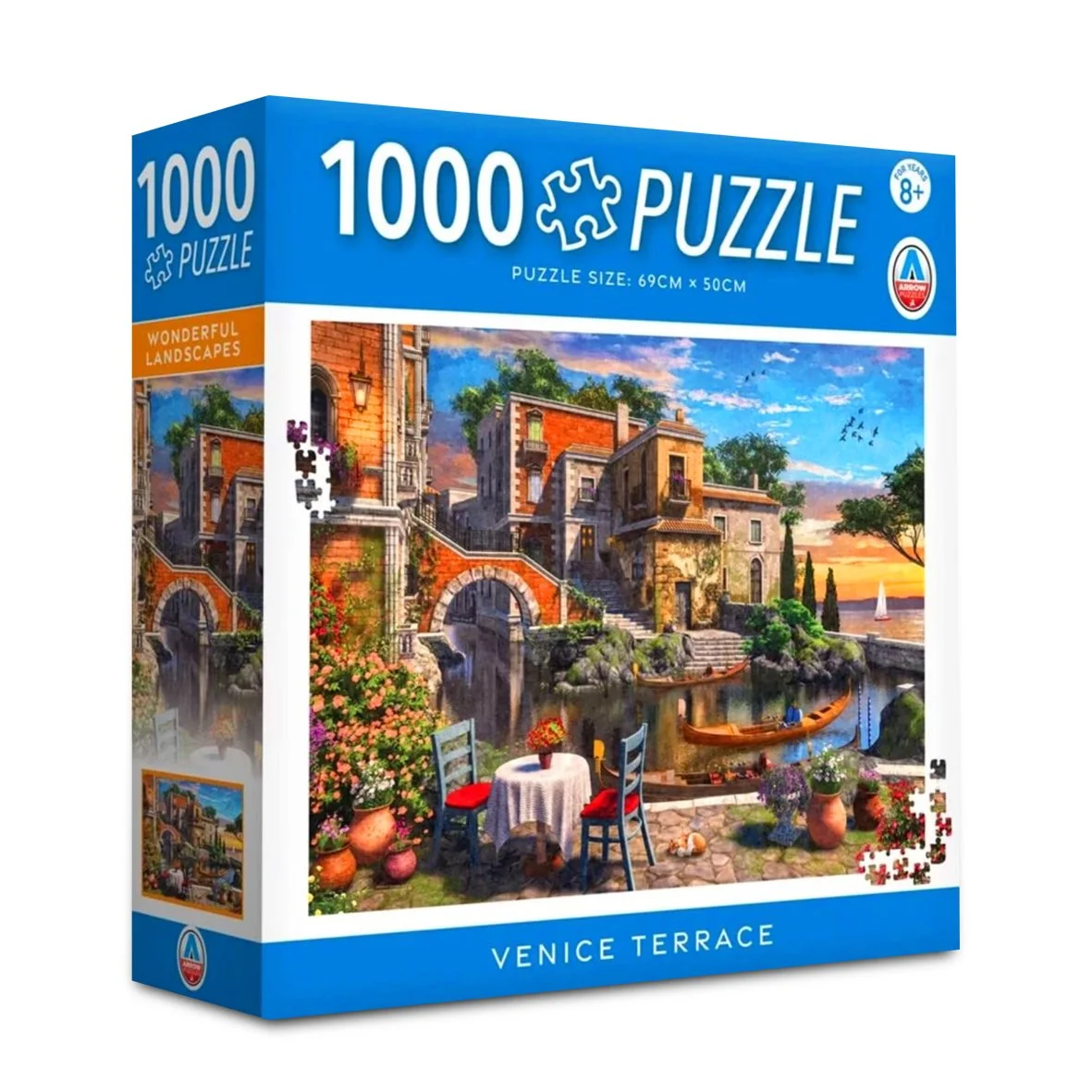 Venice Terrace Jigsaw Puzzle 1000 Pieces by Dominic Davison