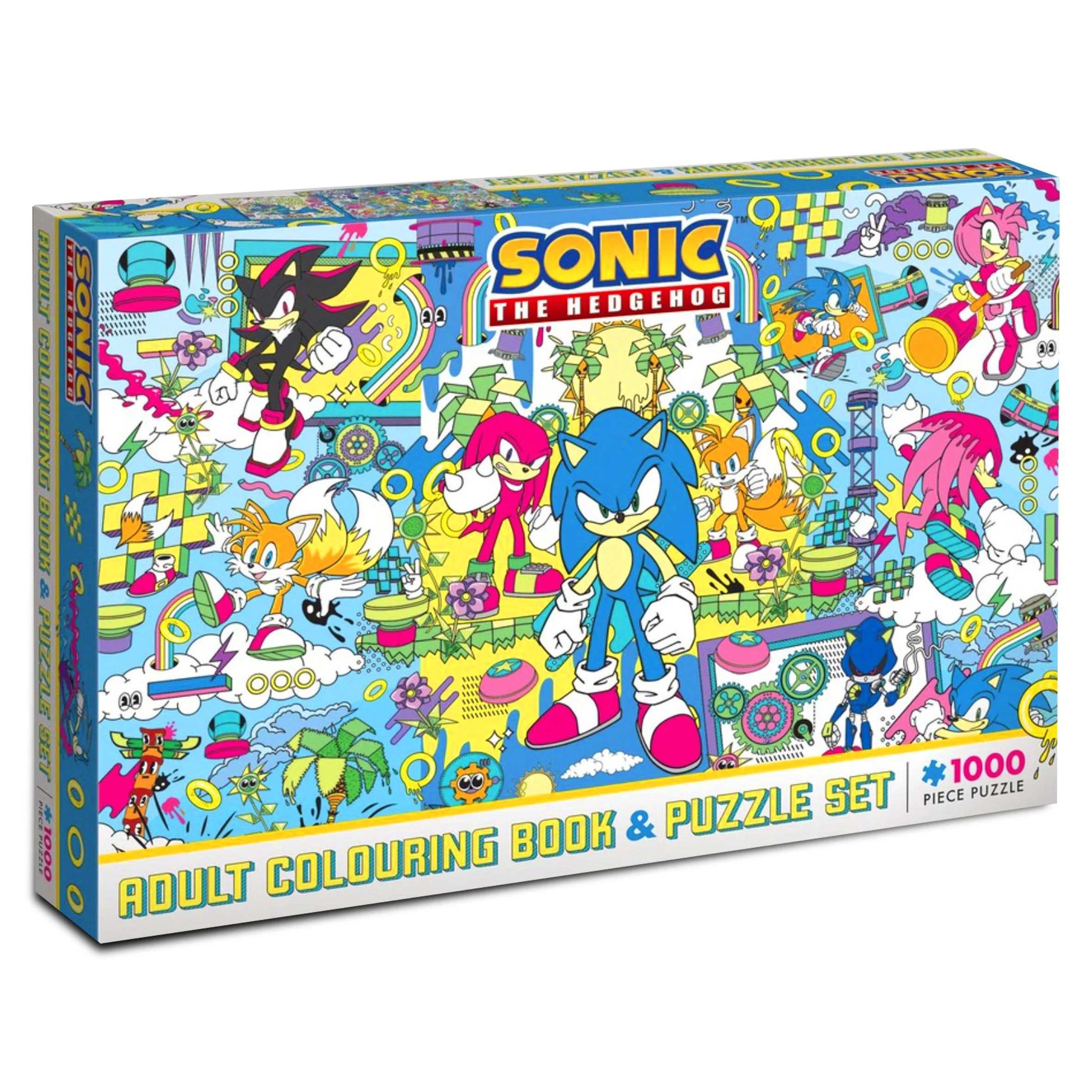 Sonic The Hedgehog: Adult Colouring Book and Puzzle Set 1000 Pieces (Copy)