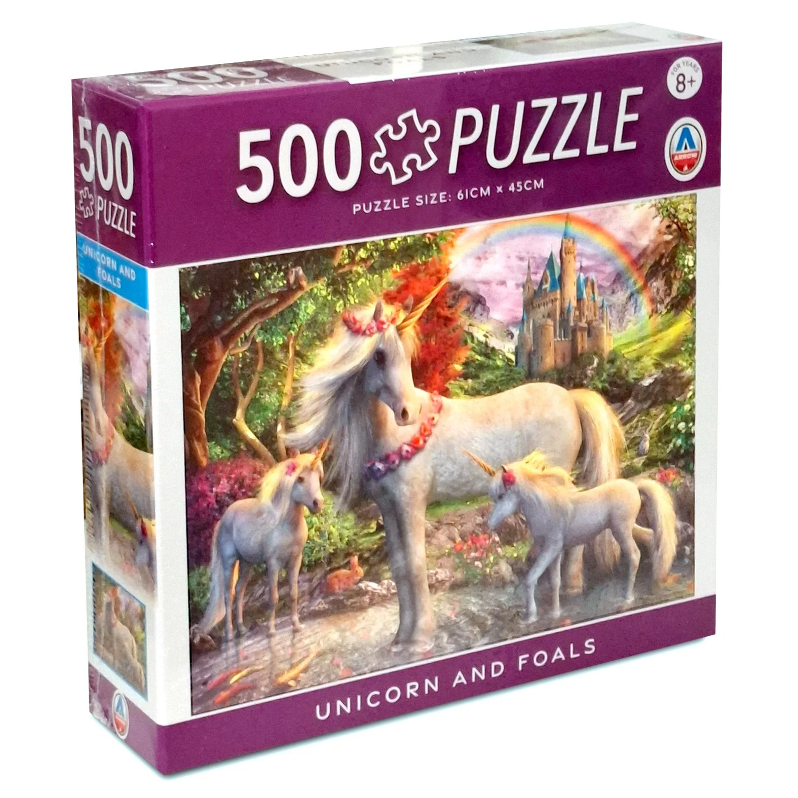 Unicorn and Foals - 500 Piece Jigsaw Puzzle