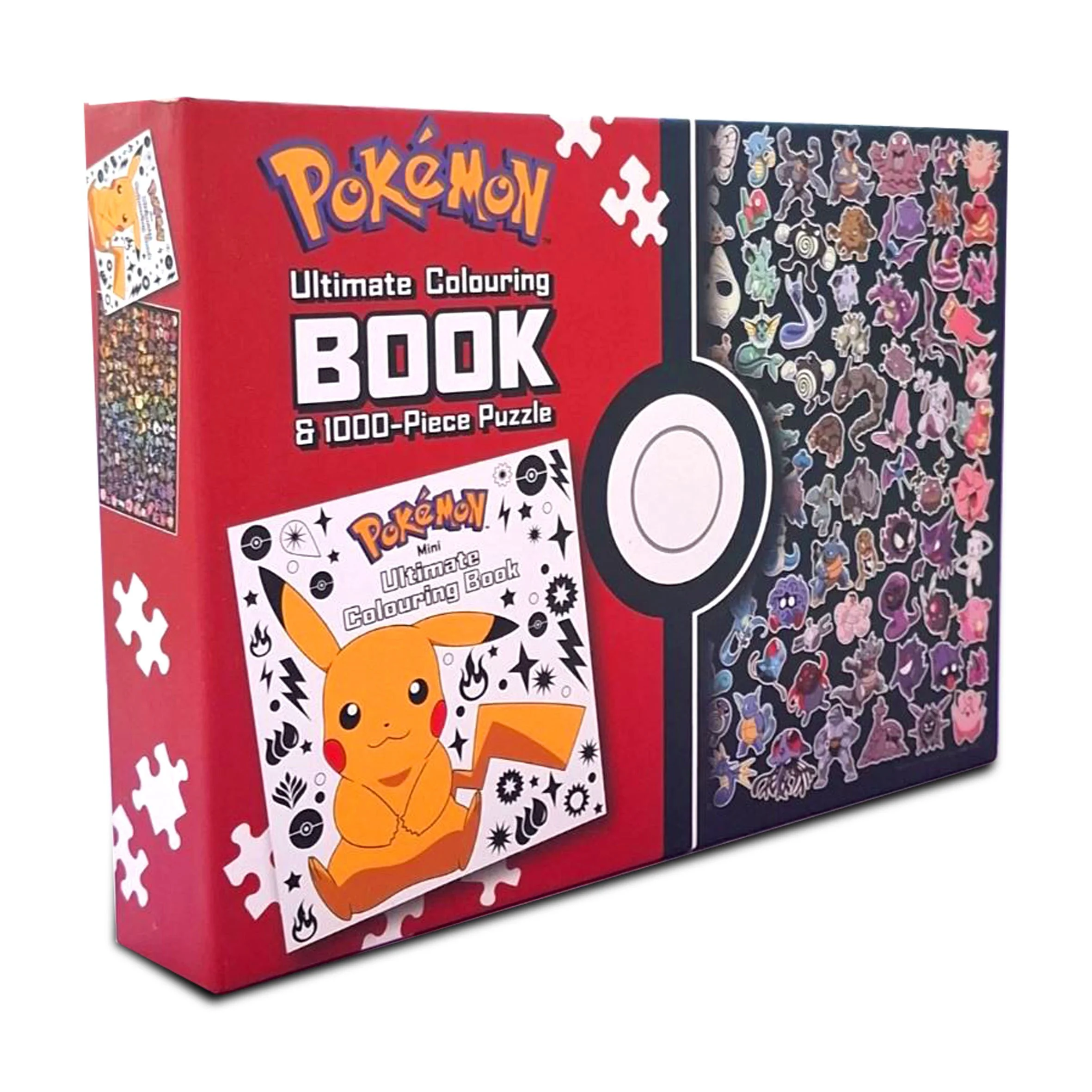 Pokemon jigsaw puzzle 1000 pieces includes colouring book