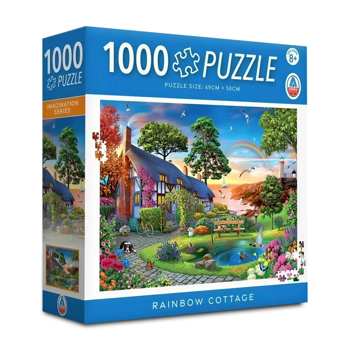Rainbow Cottage Jigsaw Puzzle 1000 Piece