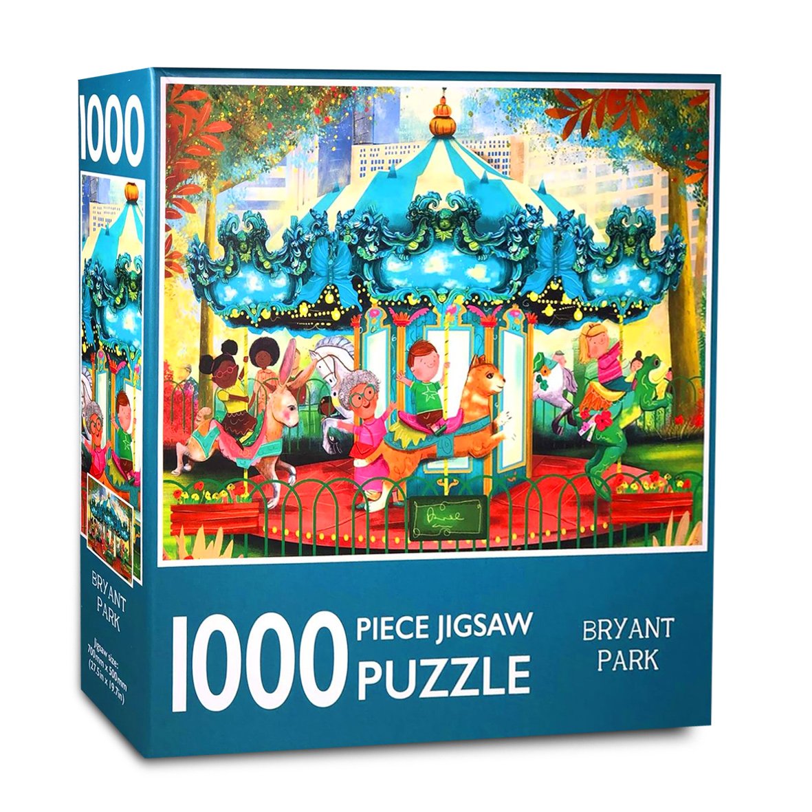 Cute and colourful Bryant Park Jigsaw Puzzle 1000 Pc