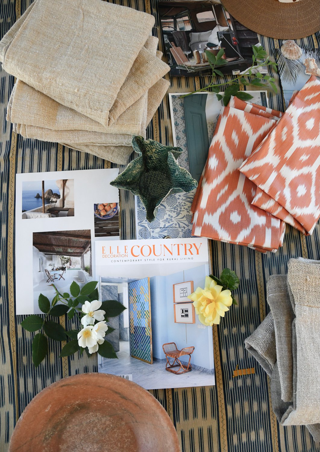Moodboard; Det gamle sommerhuset