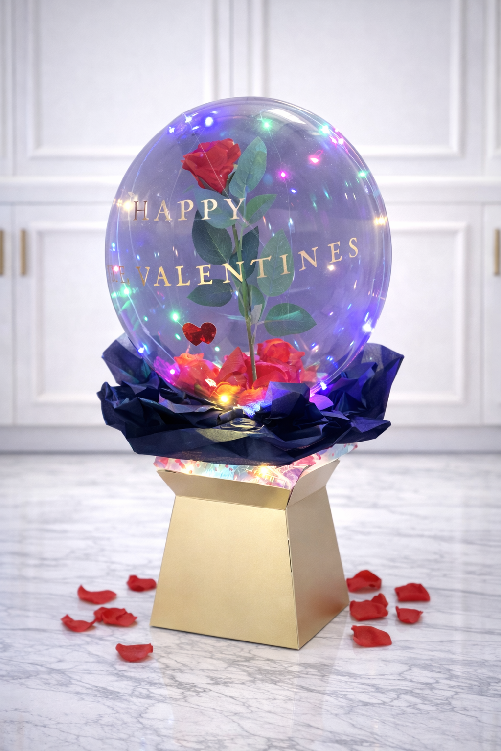 Rose Balloon Bouquet