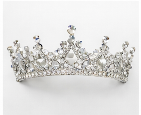 Mini Silver Crown Accent - Add on