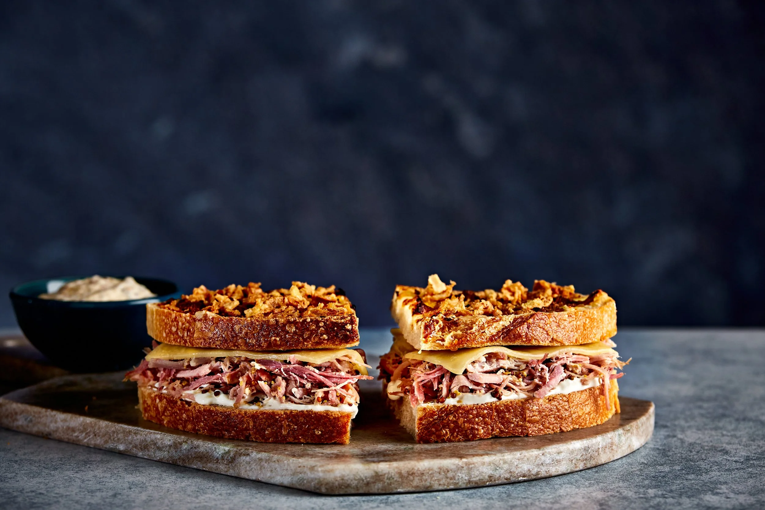 Ham Hock & Mature Cheddar Soughdough Bretzel