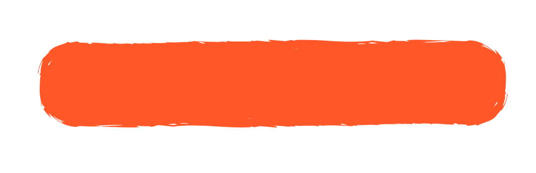Orange thought bubble with white text that says 'Future'.