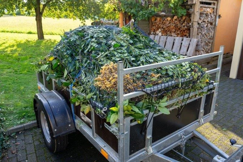 garden waste in a trailer for hire huddersfield