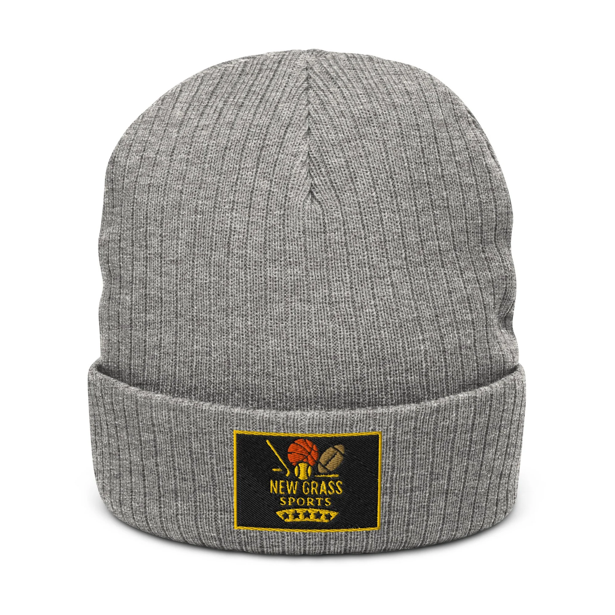 New Grass Sports Ribbed Knit Beanie