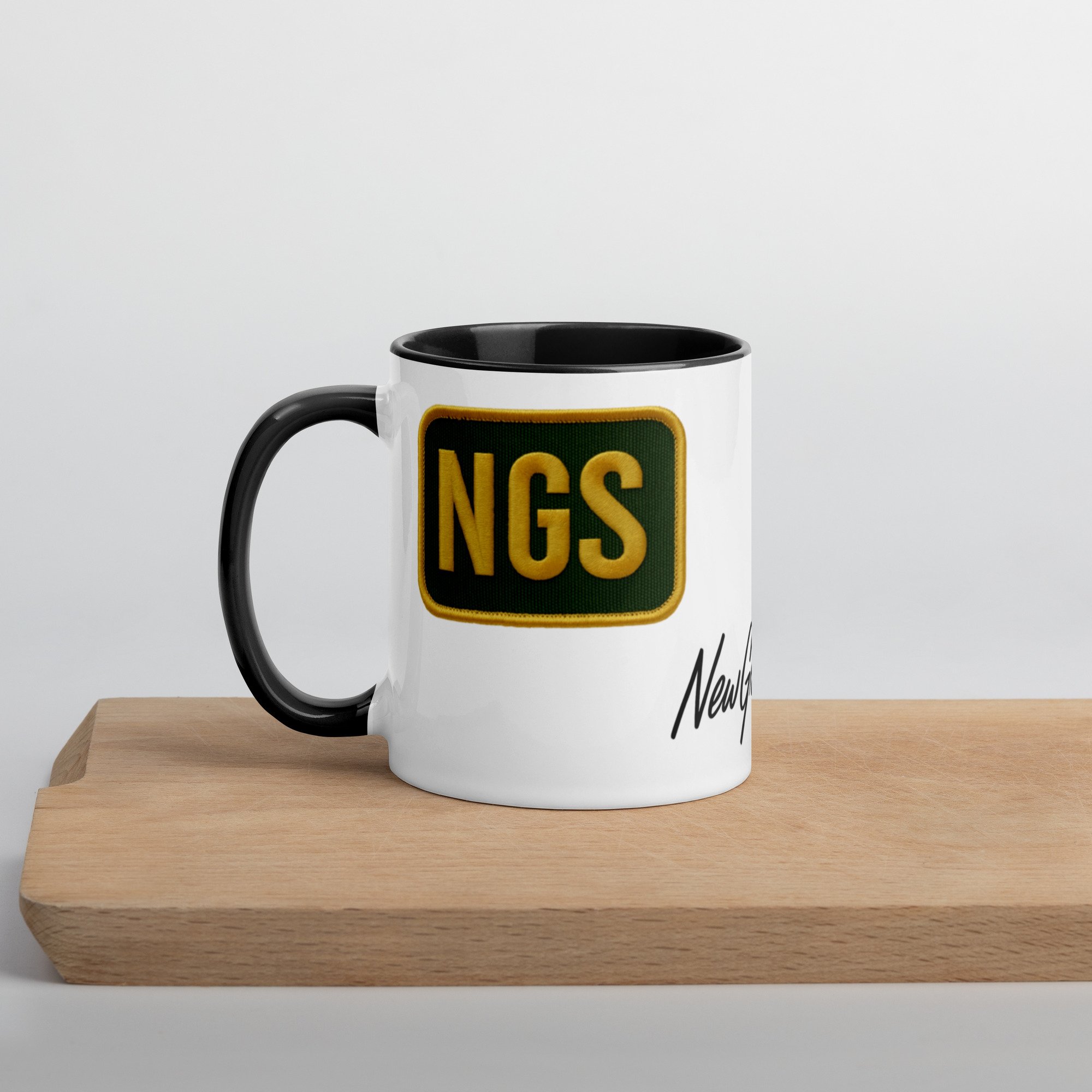 New Grass Sports Rookie Dual Patch Auto Coffee Mug