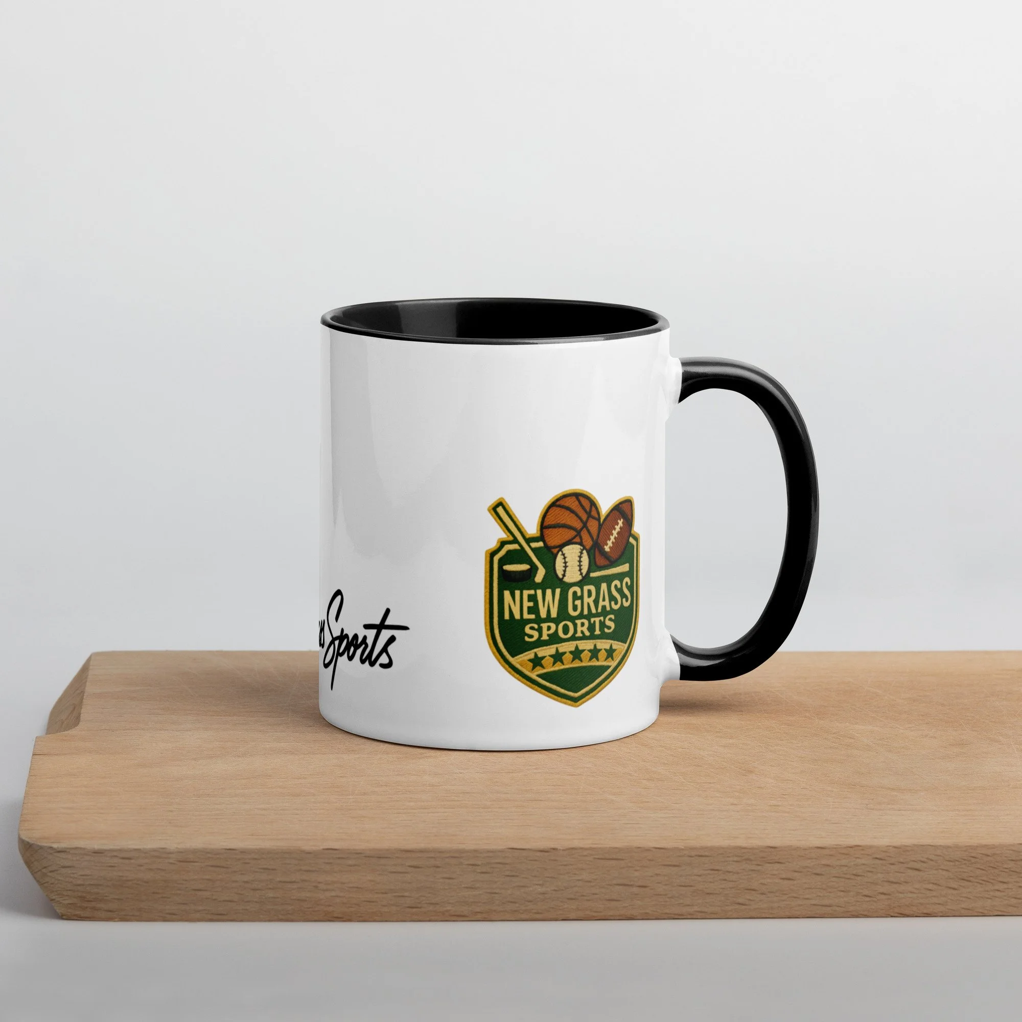 New Grass Sports Rookie Dual Patch Auto Coffee Mug