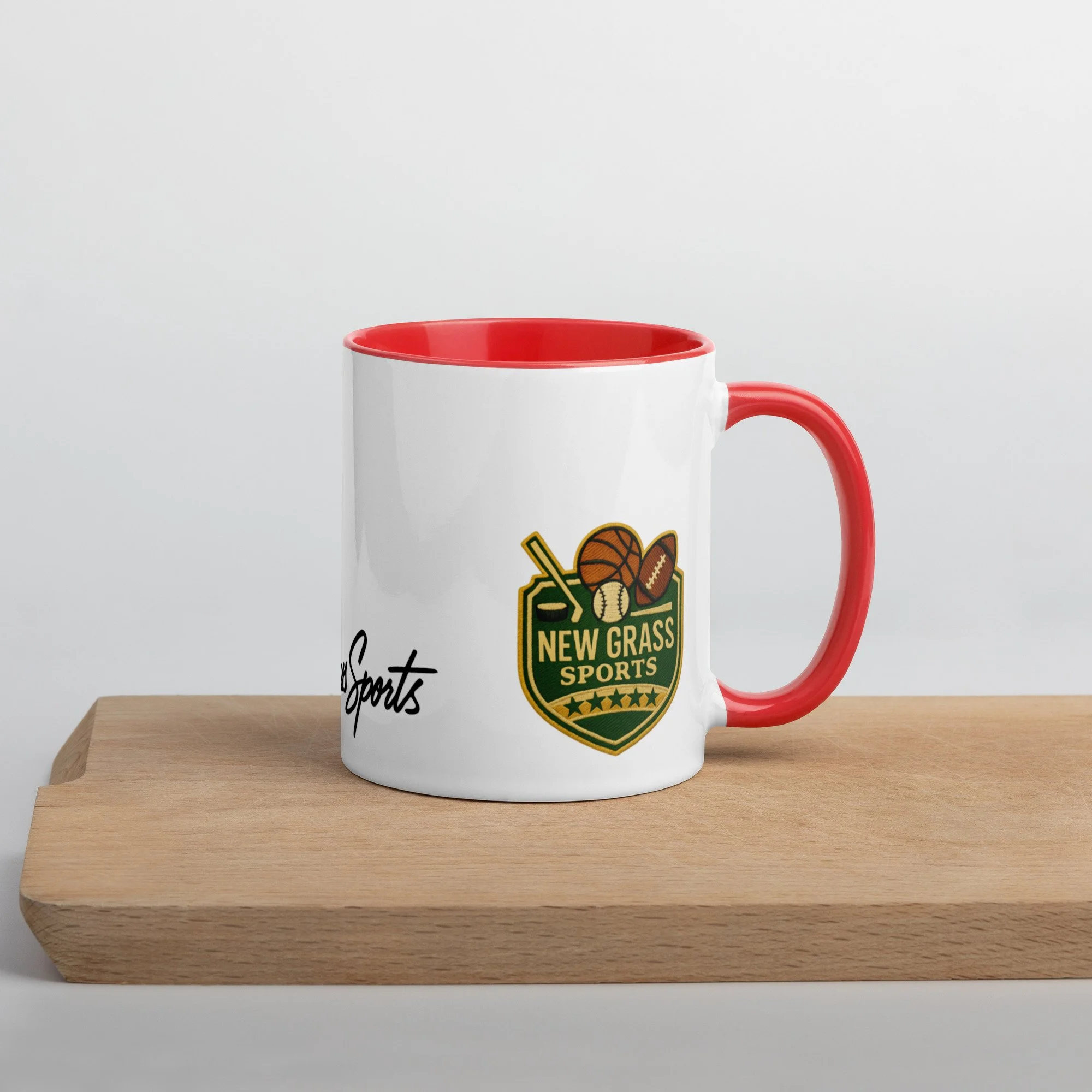 New Grass Sports Rookie Dual Patch Auto Coffee Mug