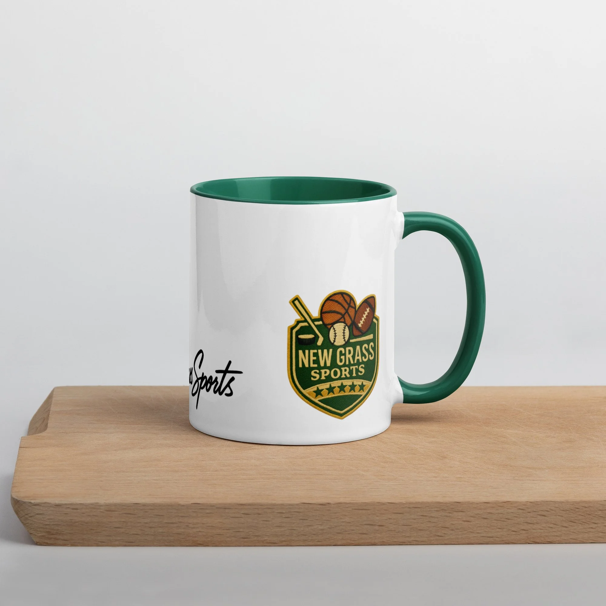 New Grass Sports Rookie Dual Patch Auto Coffee Mug