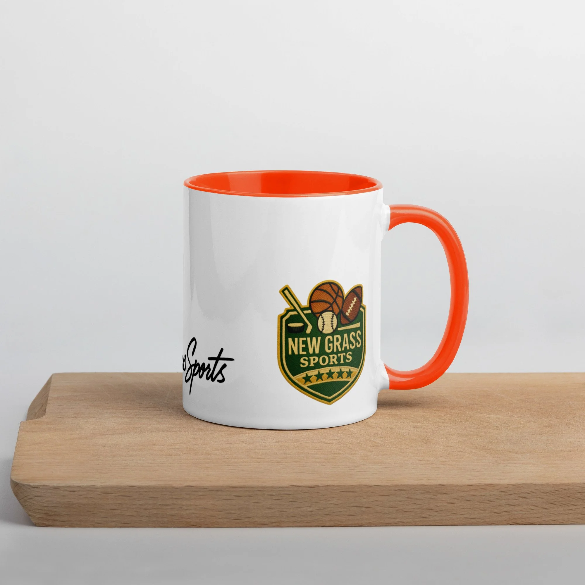 New Grass Sports Rookie Dual Patch Auto Coffee Mug