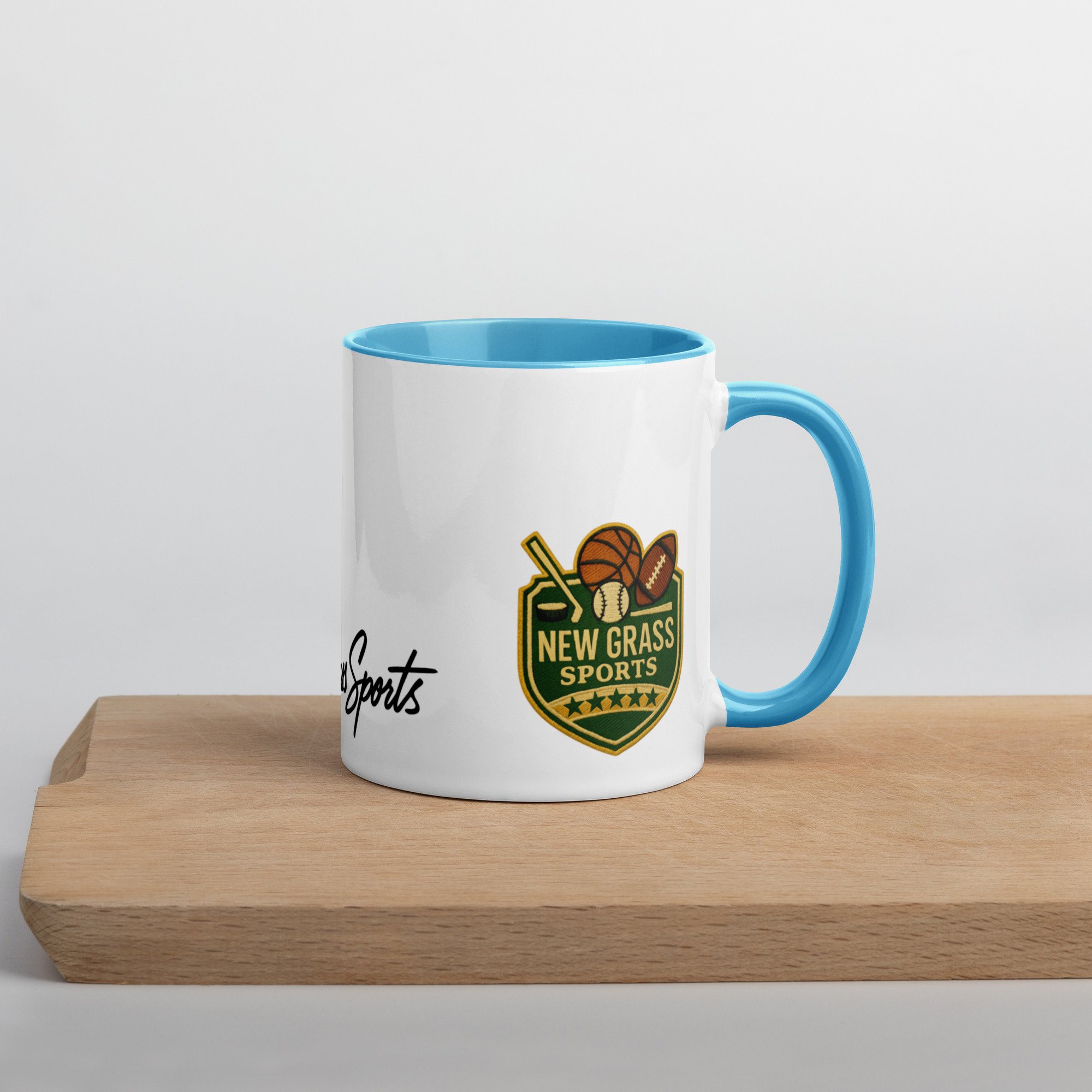 New Grass Sports Rookie Dual Patch Auto Coffee Mug