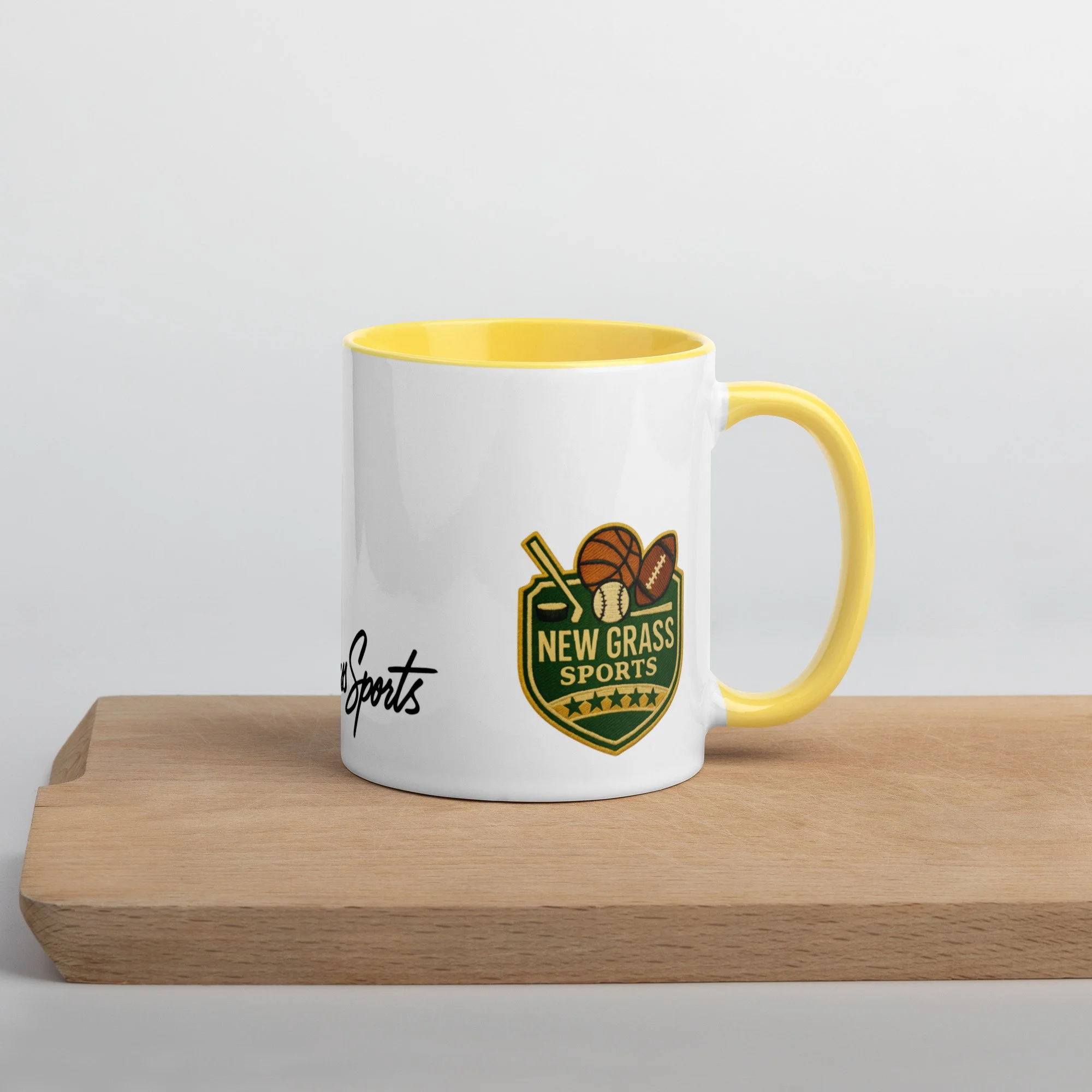 New Grass Sports Rookie Dual Patch Auto Coffee Mug