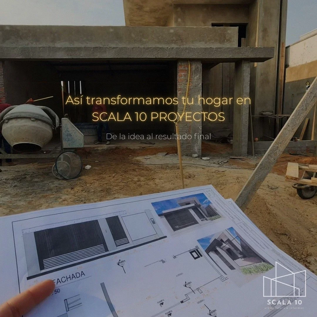 ✨ Transformamos tu hogar con SCALA 10 PROYECTOS ✨
Cada reforma es &uacute;nica 🏡, y nuestro objetivo es que tu proyecto sea perfecto desde el primer d&iacute;a.
En SCALA 10 PROYECTOS te acompa&ntilde;amos en cada paso del proceso:
🗣️ Escucha y ases