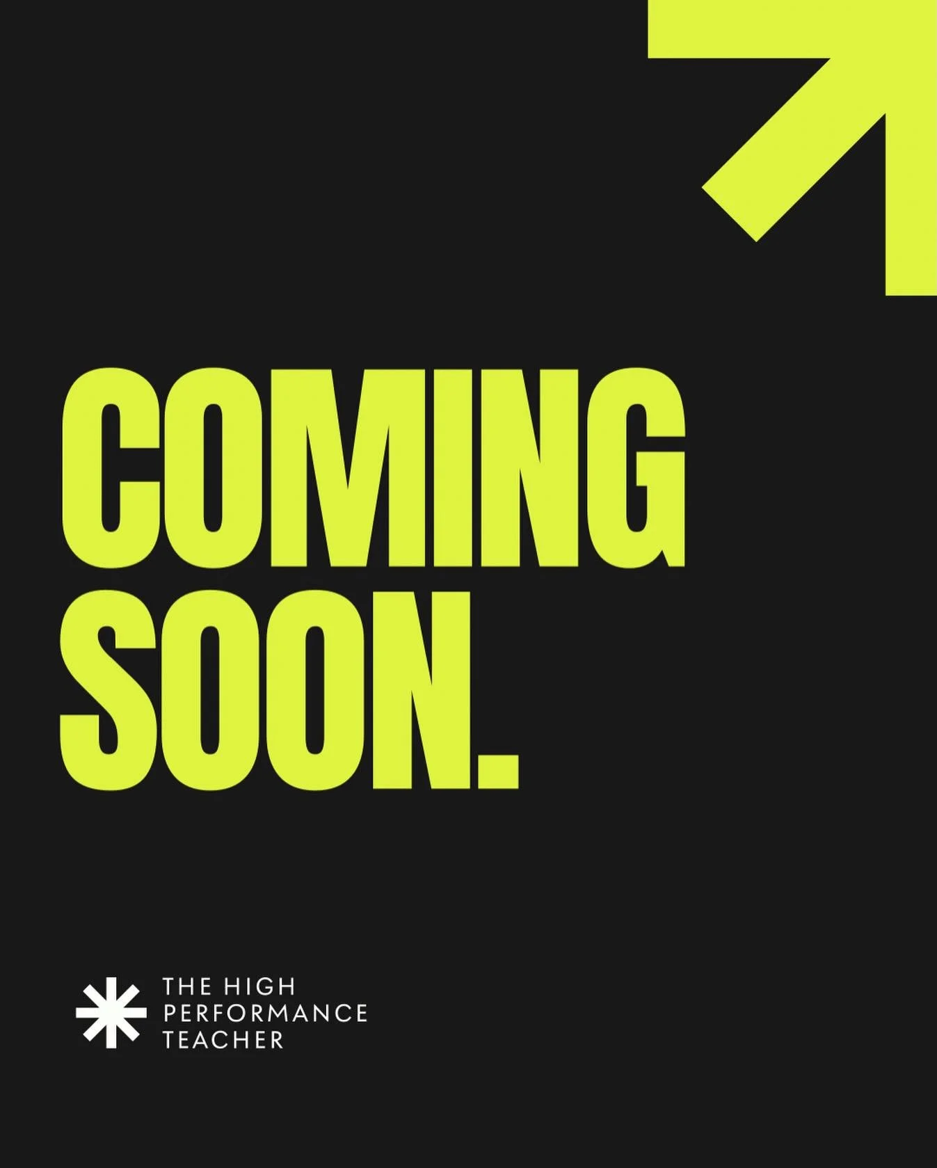 The High Performance Teacher... coming soon.