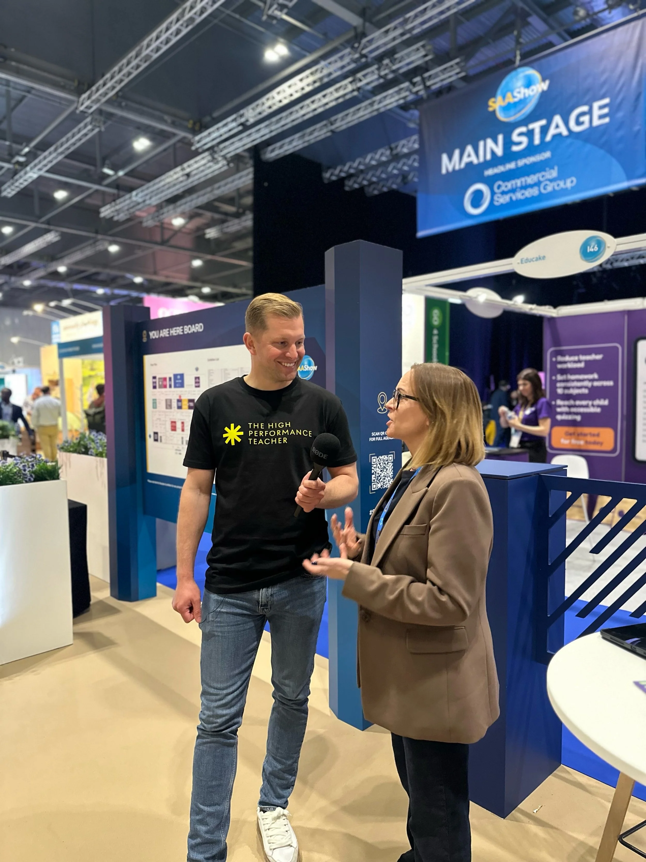 We were thrilled to be invited along to the @schoolsandacademies_show last week where we spoke to attendees about what they believe high performance looks like in the classroom...

Keep your eyes peeled for some of their answers coming soon... 👀

#h